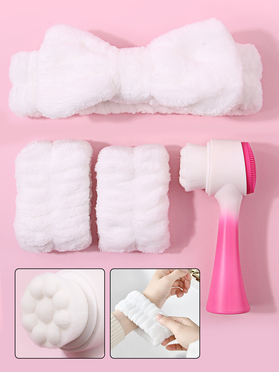 GlowSkin™ 4-in-1 Facial Cleansing Brush Set
